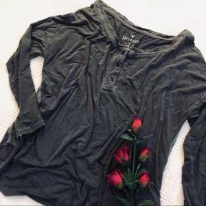 AEO Soft & Sexy Henley T-Shirt